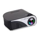 RD-805B 960*640 1200 Lumens Portable Mini LED Projector Home Theater with Remote Controller ,Support USB + VGA + HDMI + AV + TV(Black) - 1