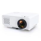 RD-810 800*768 1200 Lumens Mini LED Projector HD Home Theater with Remote Controller ,Support USB + VGA + HDMI + AV (White) - 1
