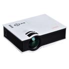 UC68B 800 Lumens HD 800 x 480 Digital LED Projector with Remote Control, Support USB / SD / VGA / HDMI(White) - 1