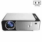 T6 2000ANSI Lumens Mini Theater Projector, Android 7.1 RK3128 Quad Core, 1GB+8GB, US Plug(Silver) - 1