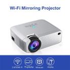 D40W 1600 Lumens Portable Home Theater LED HD Digital Projector, Mirroring Version(White) - 7