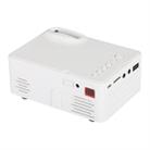 RD814 600 Lumens 320x240 Home Theater LED Projector with Remote Control, Support AV & USB & TF(White) - 7