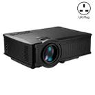 LY-40 1800 Lumens 1280 x 800 Home Theater LED Projector with Remote Control, UK Plug(Black) - 1