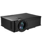 LY-50 1800 Lumens 1280x800 Home Theater LED Projector with Remote Control, Support AV & USB & VGA & HDMI(Black) - 1