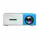 YG300 400LM Portable Mini Home Theater LED Projector with Remote Controller, Support HDMI, AV, SD, USB Interfaces (Blue) - 1