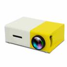 YG300 400LM Portable Mini Home Theater LED Projector with Remote Controller, Support HDMI, AV, SD, USB Interfaces (Yellow) - 1