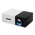 YG300 400LM Portable Mini Home Theater LED Projector with Remote Controller, Support HDMI, AV, SD, USB Interfaces, (Built-in 1300mAh Lithium battery)(Black) - 1