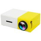 YG300 400LM Portable Mini Home Theater LED Projector with Remote Controller, Support HDMI, AV, SD, USB Interfaces, (Built-in 1300mAh Lithium battery)(Yellow) - 1