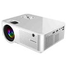 Cheerlux C9 1920x1080P HD Android Smart Projector, Support HDMI x 2 / USB x 2 / VGA / AV(White) - 1