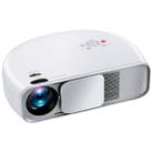 Cheerlux CL760 4000 Lumens 1920x1080 1080P HD Smart Projector, Support HDMI x 2 / USB x 2 / VGA / AV(White) - 1