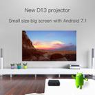 D13 2+16G 854 x 480 Android 7.1.2 Mini Pocket Projector 4K DLP Smart Handheld LED WIFI Home Theater Projector,  Support USB / TF / HDMI - 6