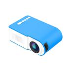 YG210 320x240 400-600LM Mini LED Projector Home Theater, Support HDMI & AV & SD & USB, Battery Version (Blue) - 1