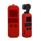 Non-slip Dust-proof Cover Silicone Sleeve for DJI OSMO Pocket(Red) - 1