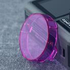 Snap-on Round Shape Color Lens Filter for DJI Osmo Action (Purple) - 1