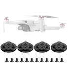 4 PCS Sunnylife Motor Metal Protection Cover for DJI Mavic Mini 1(Black) - 1