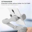 STMAKER Handheld Gimbal Quick Release Magnetic Buckle Clamp Expansion Bracket for DJI OM4 - 4