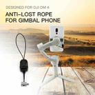 STARTRC Phone Holder Clip Anti-lost Rope Strap Anti-drop for DJI OM4 / Osmo Mobile 3 (Black) - 4