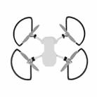 Sunnylife 4 PCS Anti-collision Protectors Guard Bumpers with Heightened Landing Legs for DJI Mini 2 (Black) - 1