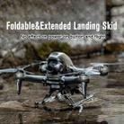 STARTRC 1109399  Folding Heightened Quick Release Landing Gear Holder for DJI FPV(Black) - 4
