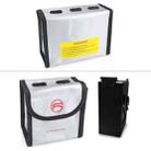 RCSTQ for DJI FPV Combo Battery Li-Po Safe Explosion-proof Storage Bag(Silver) - 4