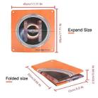 RCSTQ 45cm Square Portable Parking Apron Foldable Landing Pad for DJI FPV / Mavic mini / Air 2S (Orange) - 3