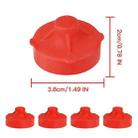 RCSTQ  4 in 1 Motor Cover Cap Motors Silicone Protector for DJI FPV (Red) - 2