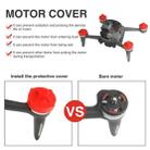 RCSTQ  4 in 1 Motor Cover Cap Motors Silicone Protector for DJI FPV (Red) - 4