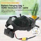 RCSTQ Anti Scratch PU Battery Storage Bag with TX60 Cable for DJI FPV Goggles V2 - 6