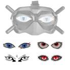 RCSTQ 4 in 1 Patterns Eye Sticker Easy Paste Facial Expression Personalized Sticker for DJI FPV Goggles V2 - 1