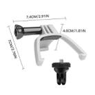 RCSTQ for GoPro Camera Holder Mounts Extend Bracket with 1/4 inch Adapter for DJI FPV Drone - 2