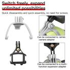 RCSTQ for GoPro Camera Holder Mounts Extend Bracket with 1/4 inch Adapter for DJI FPV Drone - 7