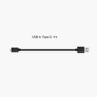 STARTRC USB 2.0 to Type-C / USB-C Charging Sync Data Cable for DJI OM 5, Length: 1m (Black) - 4