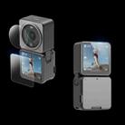 STARTRC 6 in 1 Lens + Front and Back LCD Display 9H 2.5D Tempered Glass Film for DJI Action 2 - 1