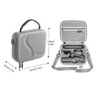 For DJI Osmo Mobile 6 STARTRC Portable Shockproof Waterproof PU Case Bag(Dark Gray) - 7