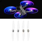 For DJI Mavic Mini 3 Pro STARTRC 2 Pairs Color LED Flash Lamp Low Noise Propellers (Transparent) - 1