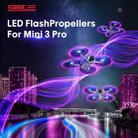 For DJI Mavic Mini 3 Pro STARTRC 2 Pairs Color LED Flash Lamp Low Noise Propellers (Transparent) - 3
