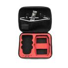 For DJI Mini 2 SE Shockproof Carrying Hard Case Drone Body Storage Bag, Size: 24x 19 x 9cm (Black Red) - 2