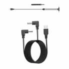 For DJI FPV Goggles / Goggles V2 STARTRC Type-C / USB-C To 2 x DC Power Cable, Length 1m (Black) - 1