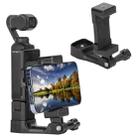 For DJI OSMO Pocket 3 Sunnylife Front Phone Holder Mount Handheld Tripod Expansion Brackets (Black) - 1