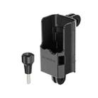 For DJI OSMO Pocket 3 Sunnylife Expansion Adapter Foldable Dual Hooks Adapter Protective Case Bracket (Black) - 1