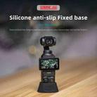 For DJI Osmo Pocket 3 STARTRC Silicone Desktop Base Bracket (Black) - 3