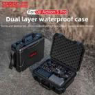 For DJI Osmo Action 5 Pro STARTRC Waterproof EVA ABS Dual-layer Suitcase Storage Box (Black) - 2