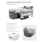 Sunnylife For DJI Mavic Air 2 Camera Lens Protective Cover Hood (Grey) - 6