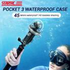 For DJI Osmo Pocket 3 STARTRC 45m / 147ft Underwater Waterproof Housing Diving Case (Transparent) - 2