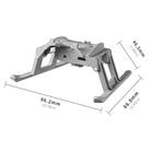For DJI Flip STARTRC LED Light Folding Heightened Landing Gear Training Rack (Grey) - 2