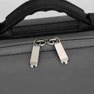 Diamond Texture Shockproof PU Portable Safety Protective Box Storage Bag for DJI Osmo Mobile 4(Grey) - 3