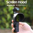For DJI OSMO Pocket 3 Sunnylife Sunshade Screen Protective Cover Hood (Black) - 2