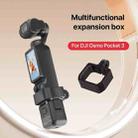 For DJI OSMO Pocket 3 Expansion Bracket Adapter (Black) - 2