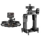 For DJI Avata 2 STARTRC Action Camera Holder Mount Drone Expansion Bracket (Black) - 1