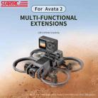 For DJI Avata 2 STARTRC Action Camera Holder Mount Drone Expansion Bracket (Black) - 2